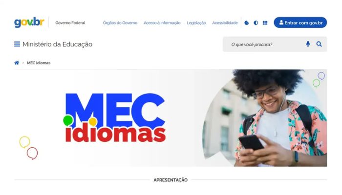 MEC Idiomas: nova plataforma oferta inglês e espanhol gratuitamente